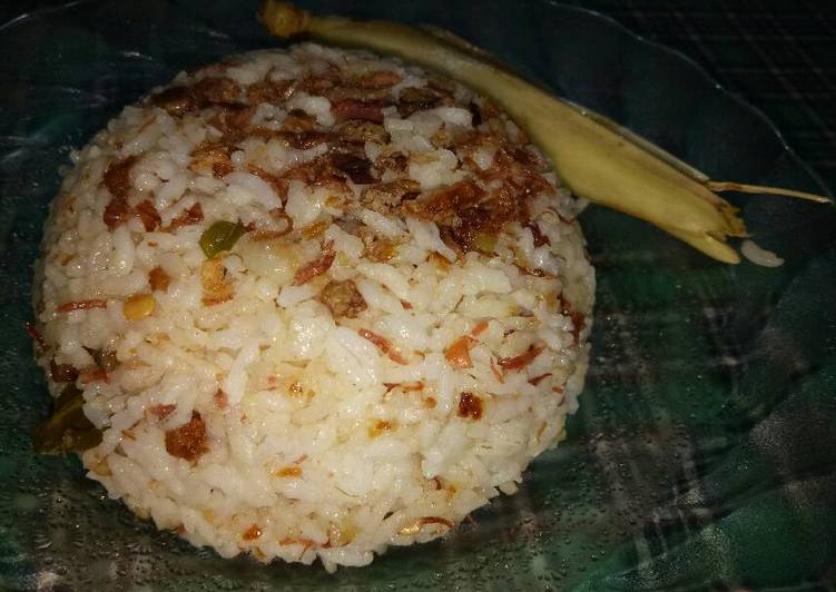 resep masakan Nasi Cikur Kornet