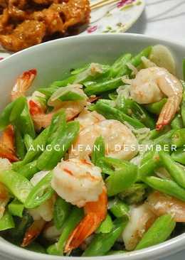 Tumis buncis udang