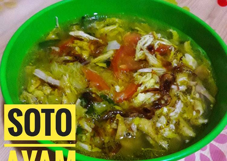 resep lengkap untuk Soto Ayam