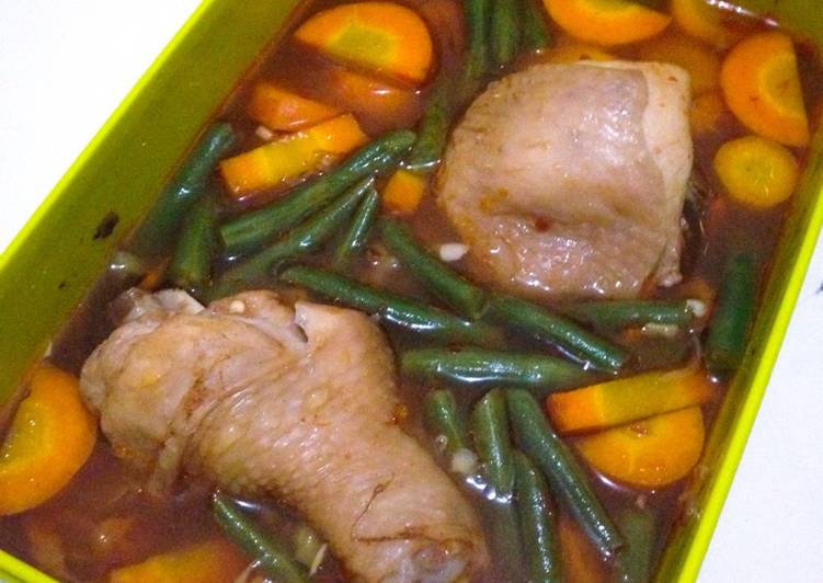 resep lengkap untuk Ayam Kukus Sehat dan Simpel