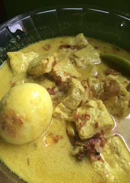 Opor telur tahu ala mamais