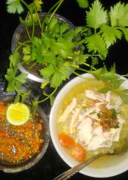 Soto ayam bening bumbu rempah no tumis no msg