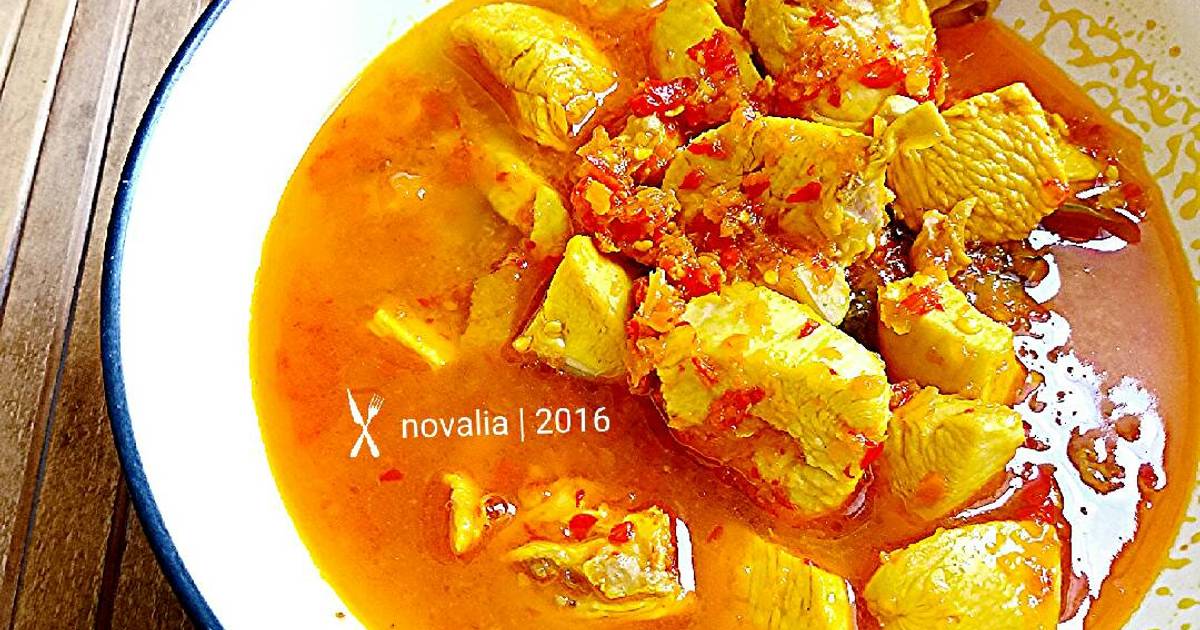 Resep Ayam Lempah Kuning Khas Pulau Bangka ala Novalia Rika 👯