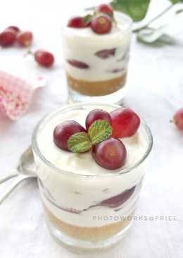 No bake cheese cake in jar #pekaninspirasi