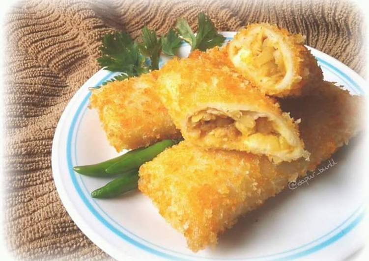 resep masakan Risol Isi Kari Singkong