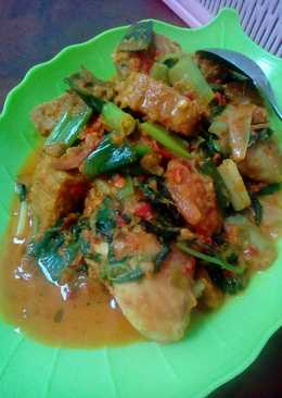 Ayam woku campur tempe