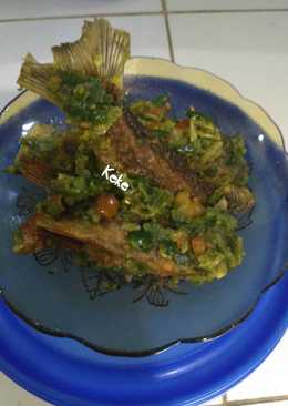 Sambel ijo ikan bawal