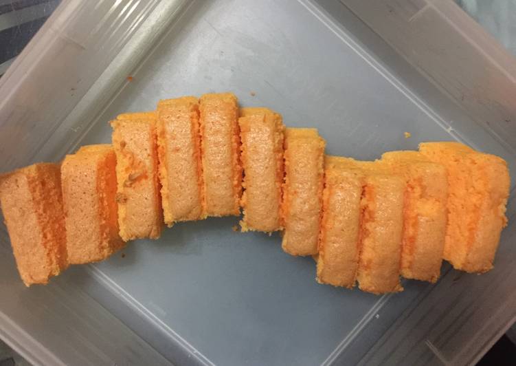 gambar untuk resep makanan Sunkist Orange Ogura Cake