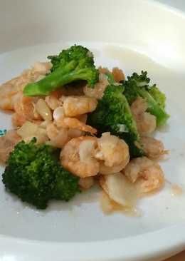Tumis udang & brokoli