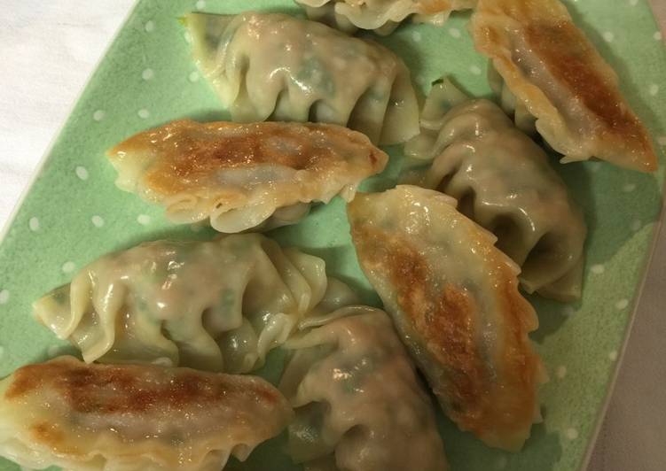 resep masakan Pork n Prawn Gyoza / Dumpling