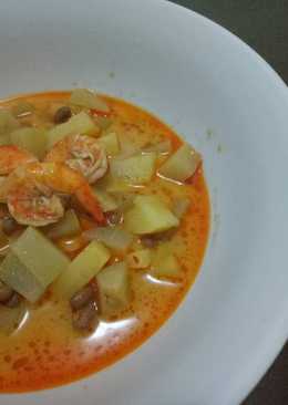 Lodeh Labu siam, Kentang, Kacang Tolo dan Udang