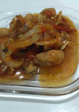 Tuna crispy saus asam manis