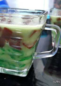 Es dawet + nutrijel coklat