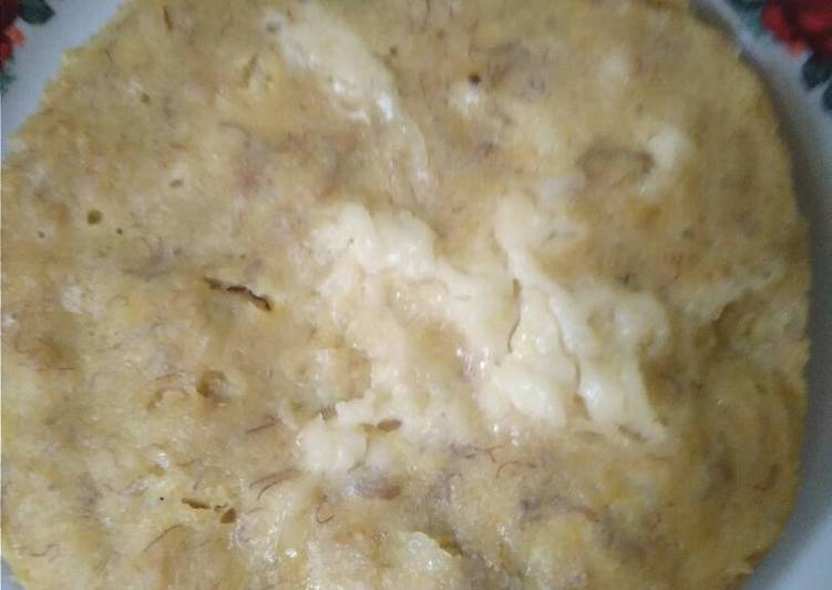 resep Banana cheese cake (MPASI 10m)