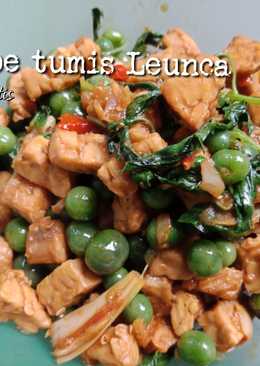 Tempe tumis Leunca