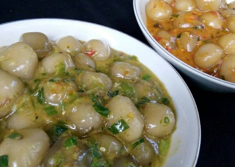 Resep Cilok bandung pedas rasa seblak.