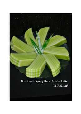 Kue Lapis Tepung Beras Matcha Latte (#pr_lapistradisional)