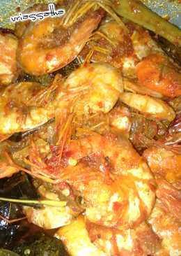 Udang sambal pedas manis