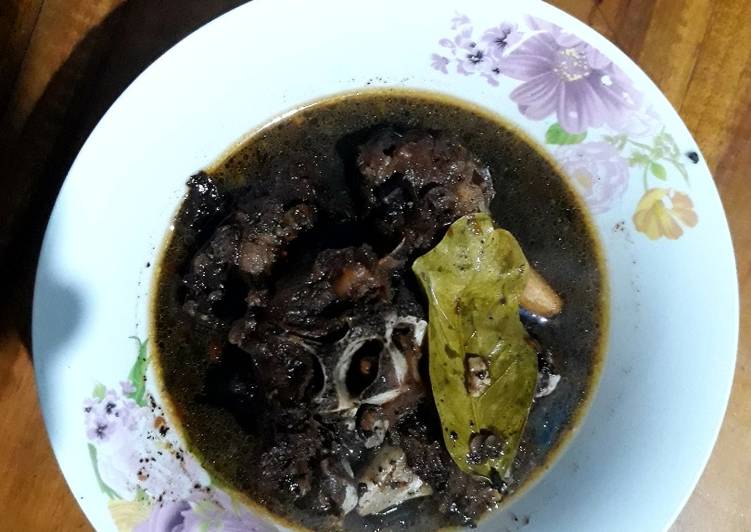 Pindang tulang kambing khas Trenggalek foto resep utama