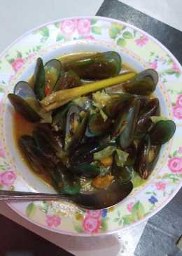 Kerang ijo saos tiram pedas