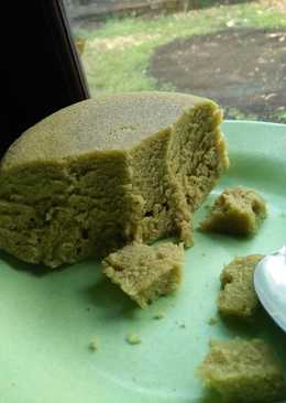 Brownis kukus matcha