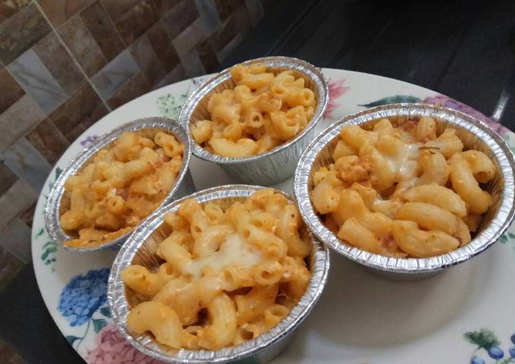 gambar untuk cara membuat Macaroni Schotel kukus wit keju quick melt