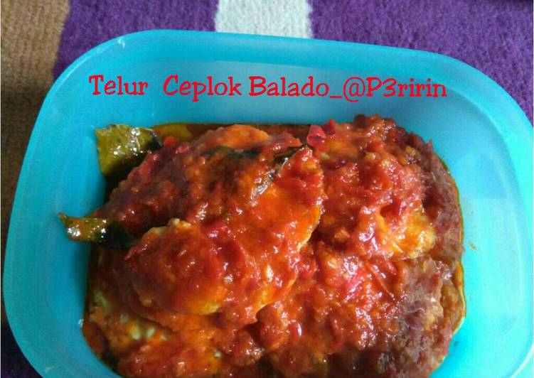 resep Ceplok telor balado