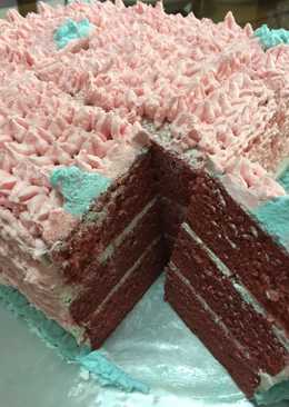 Steamed Red Velvet Cake