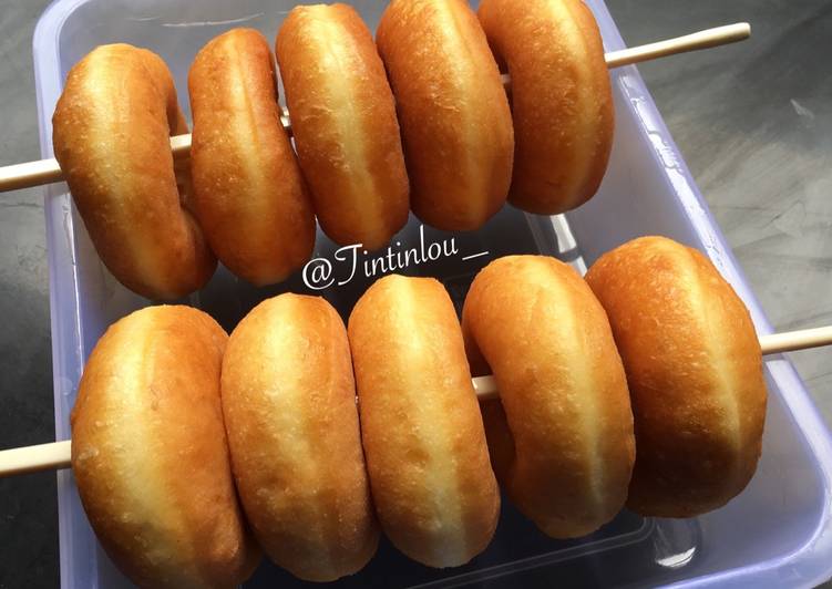 gambar untuk cara membuat Donat kentang empuk no mixer anti gagal