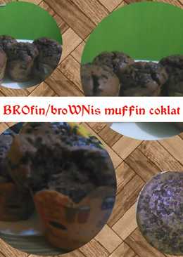 Brofin/brownis muffin coklat panggang