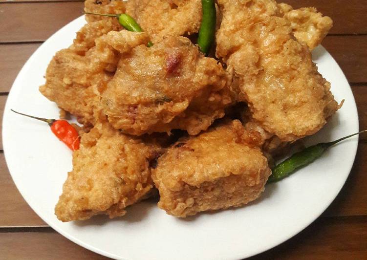 Resep Tahu Bakso Ayam Crispy Pedas ??