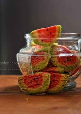 Watermelon Cookies / Kukis Bentuk Semangka