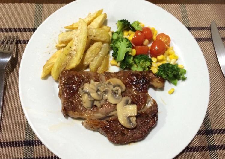 Resep Sirloin Steak Kiriman dari Nukiko