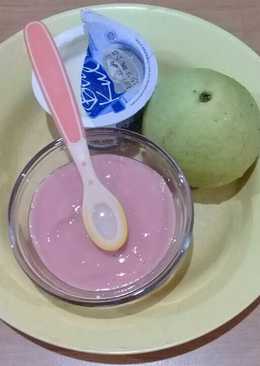 Mpasi 6m+ (Jus Jambu biji merah mix yogurt plain)