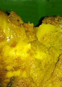 Ayam goreng lengkuas parut