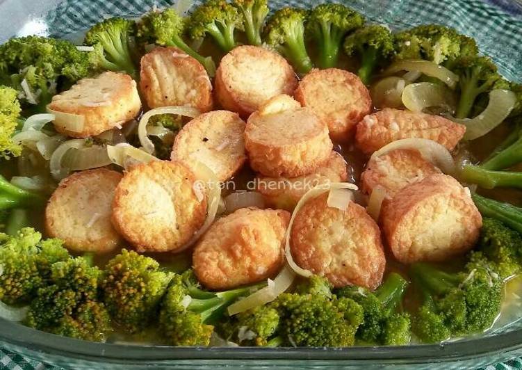resep makanan Cah Brokoli Kuah Tofu