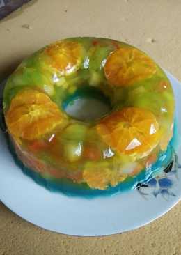 Fruity ocean puding