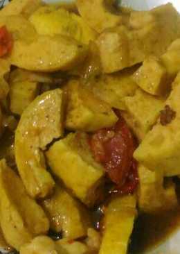 Rollade Telur isi Wortel Keju Saus Tiram
