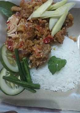 Ayam Geprek sambal bawang