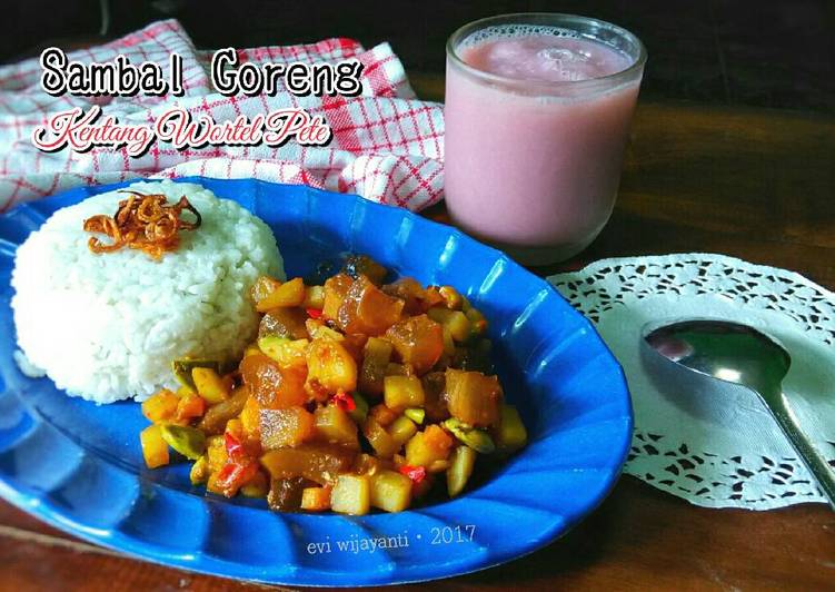 resep masakan Sambal Goreng (Kentang + Wortel)