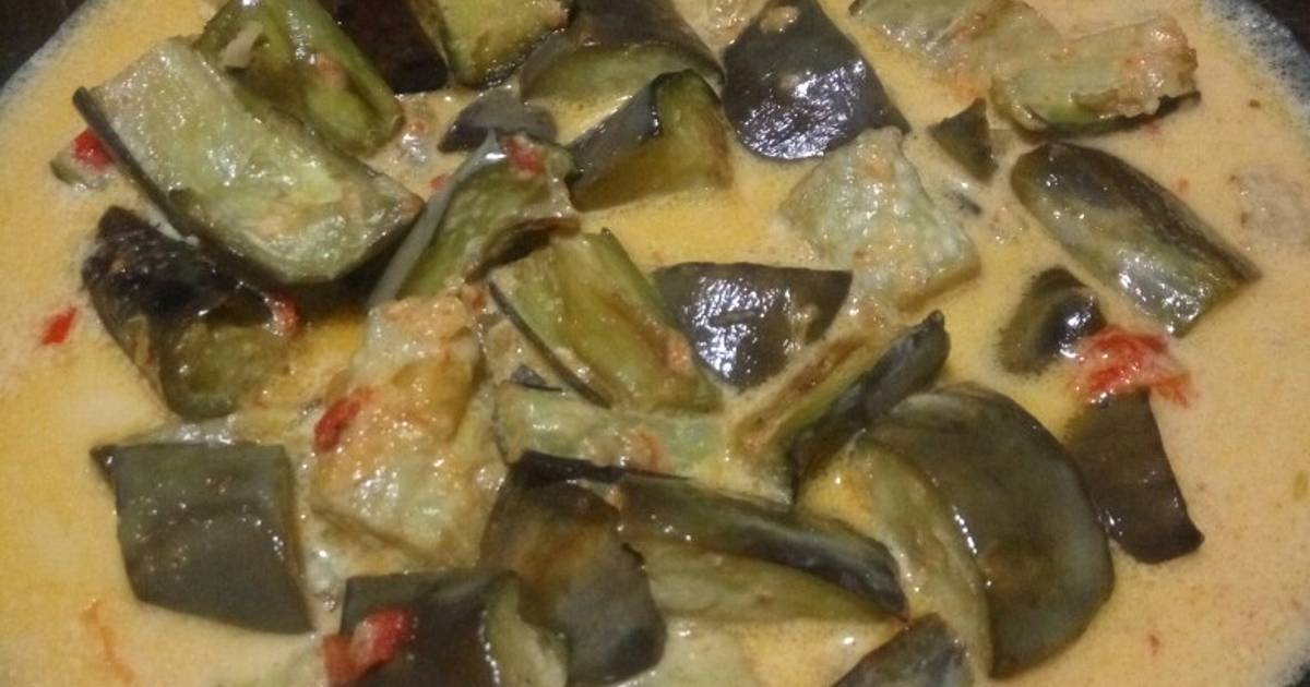 Resep Terong Bakar Kuah Santan