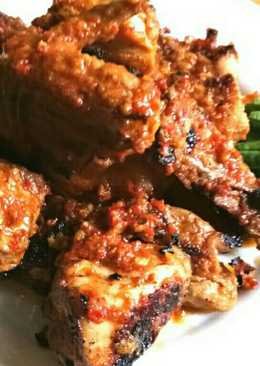 Ayam bakar bumbu rujak