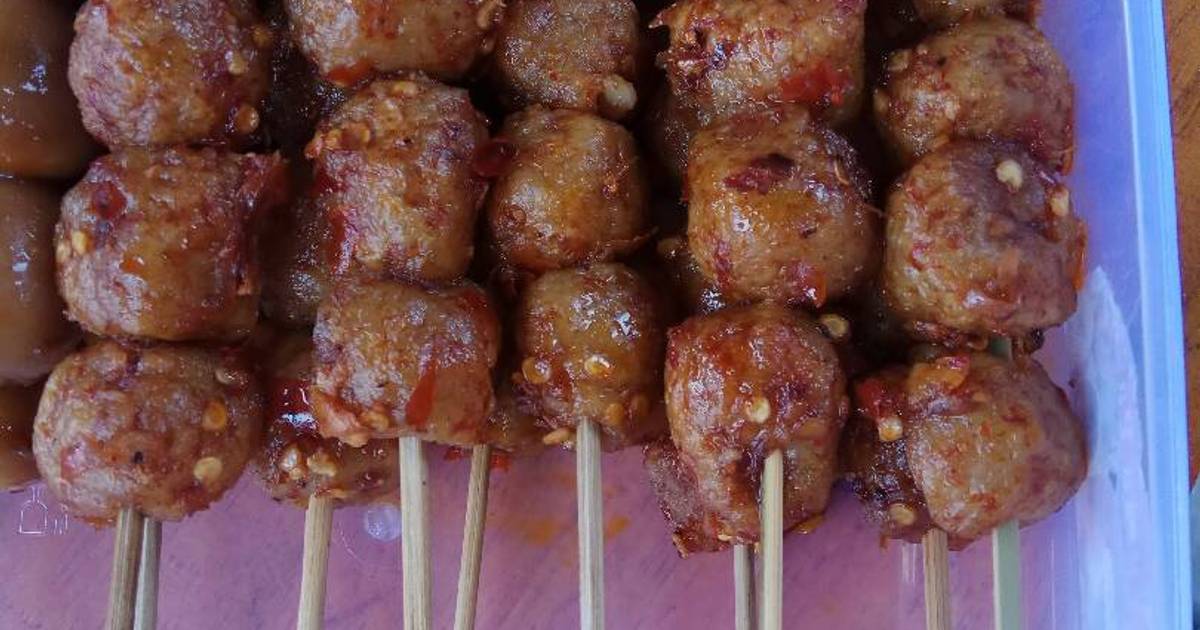 111 Resep Cara Membuat Bakso Tusuk Enak Dan Sederhana Cookpad