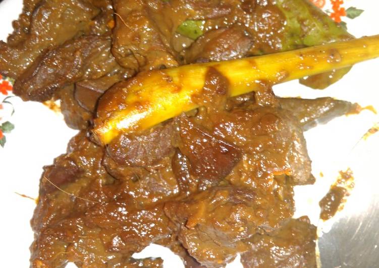 resep lengkap untuk Rica'' daging kambing