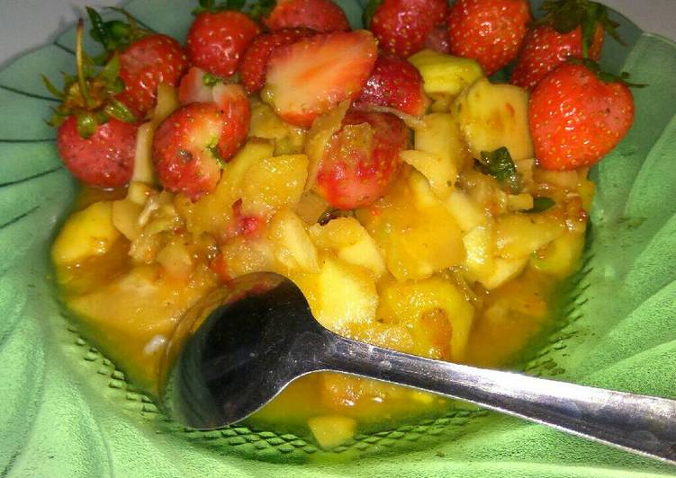 resep makanan Rujak buah