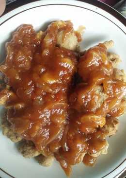 Ayam krispy saus asam manis 