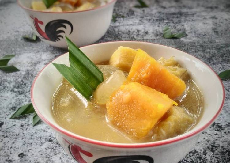 resep Kolak labu pisang