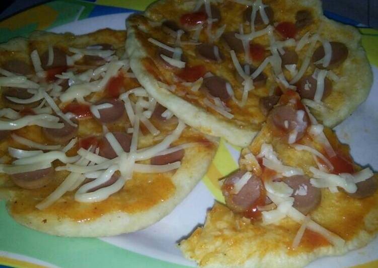 resep lengkap untuk Pizza mini teflon