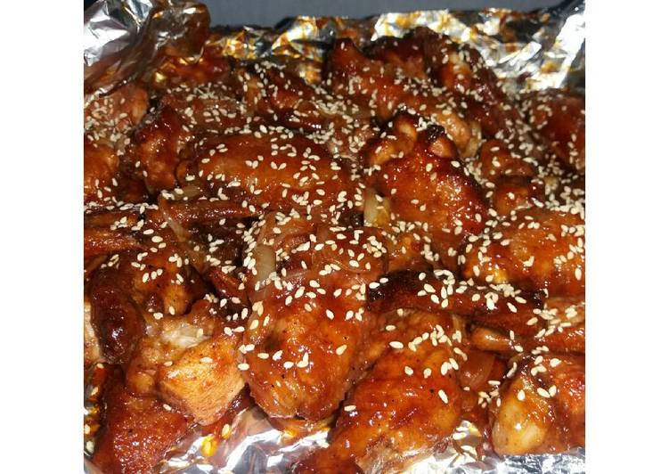 resep lengkap untuk Chicken Wings Barbeque (Simple but tasty)
