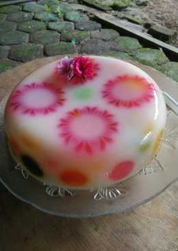 Puding flower and polkadot